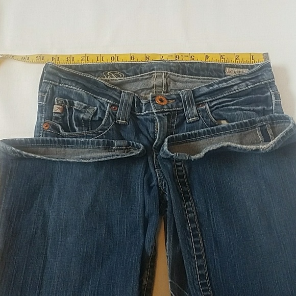 Big Star Casey 27R Distressed Denim Blue Jeans - Picture 6 of 8